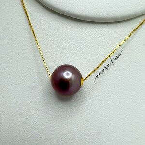 Lavendar Keshi Pearl Necklace